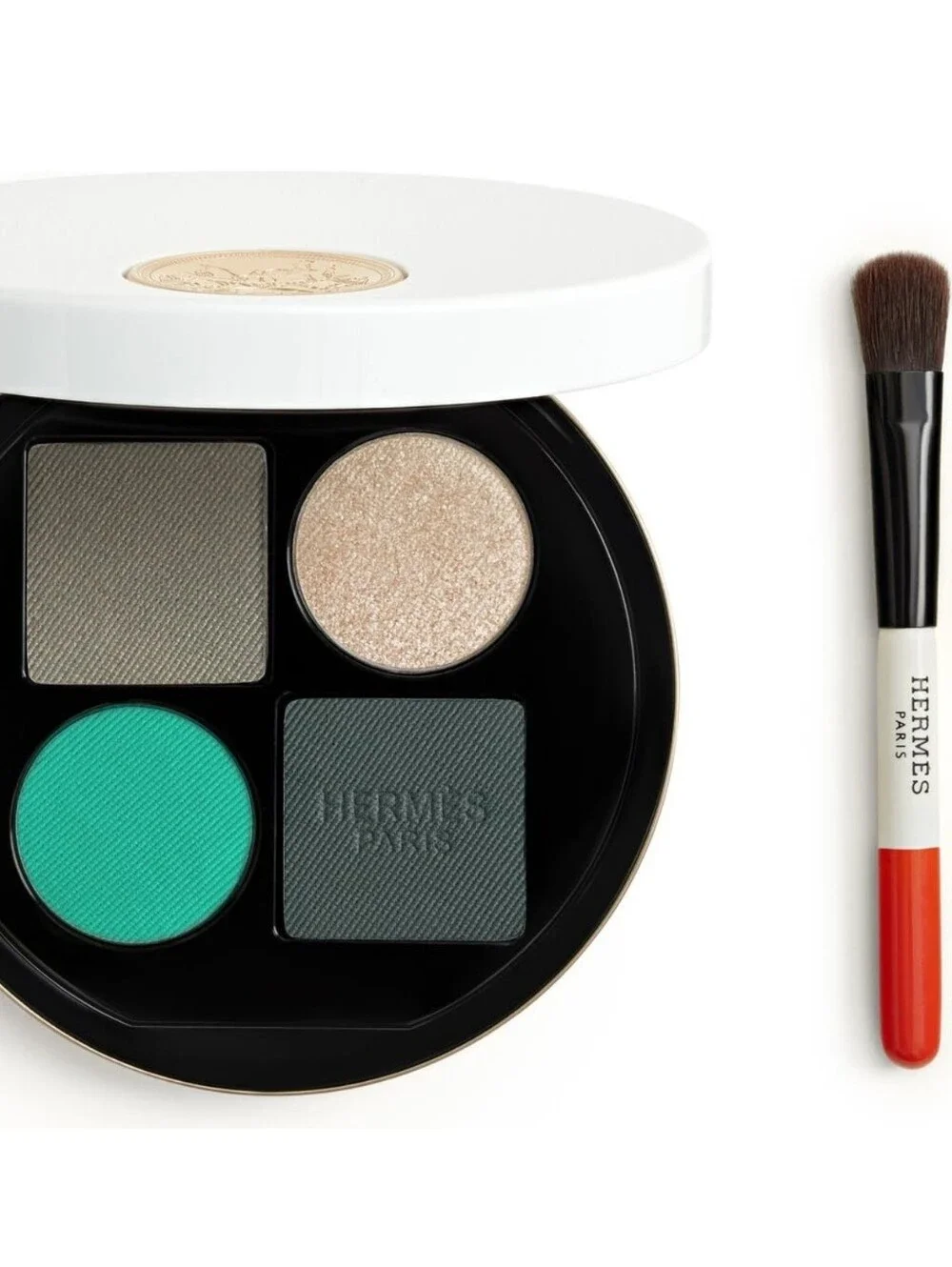 NEW~ Hermès Ombres d'Hermès - Eyeshadow Quartet~ 02 Ombres Végétales